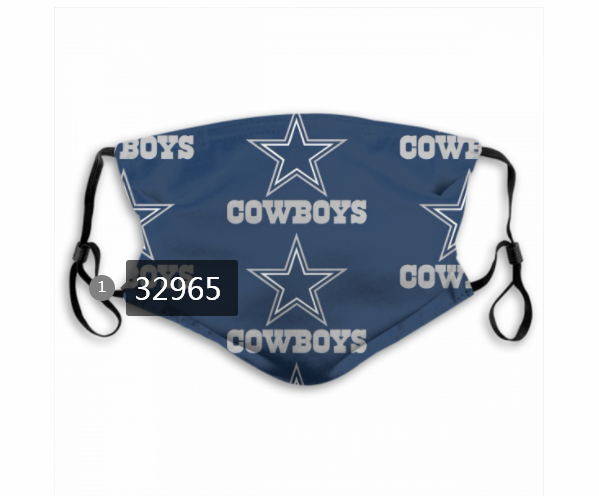 New 2021 NFL Dallas Cowboys 141 Dust mask with filter->nfl dust mask->Sports Accessory
